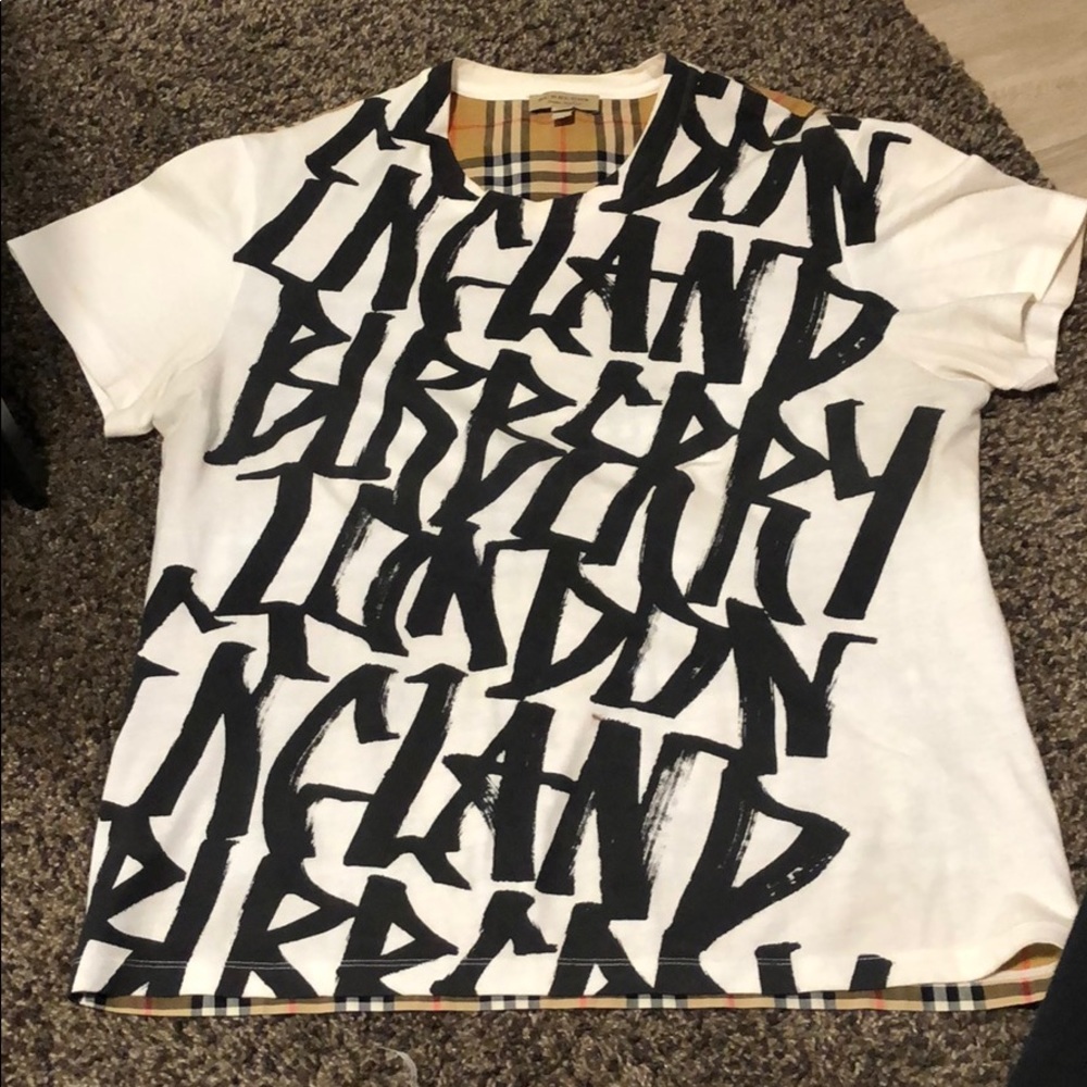 Woman’s Burberry Graffiti Tee